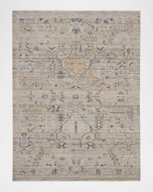 Lynx Taupe Power-Loomed Rug, 8' x 10'